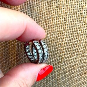 Esposito Silver Hoop Earrings